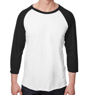 Unisex Three-Quarter Sleeve Raglan T-Shirt Thumbnail