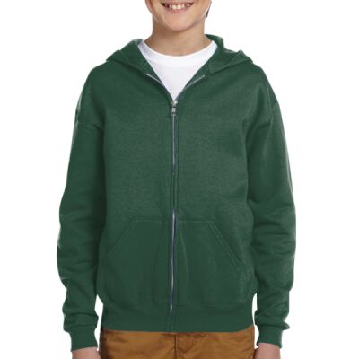 Youth NuBlend® Fleece Full-Zip Hooded Sweatshirt Thumbnail