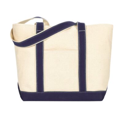 Windward Large Cotton Canvas Classic Resort Tote Thumbnail