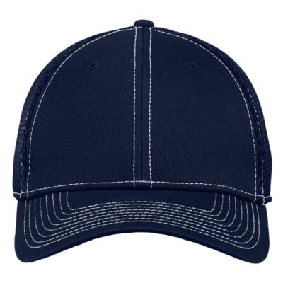 Stretch Mesh Contrast Stitch Cap Thumbnail