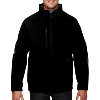 Men's Glacier Insulated Three-Layer Fleece Bonded Soft Shell Jacket with Detachable Hood Thumbnail